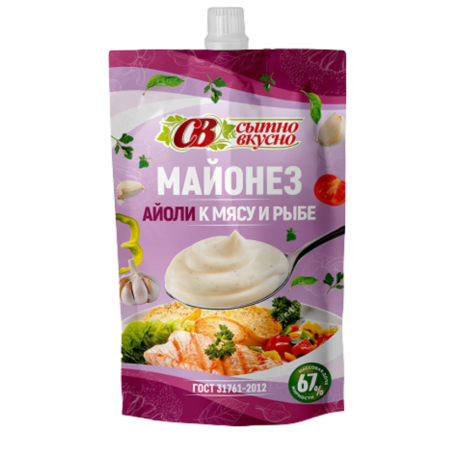 Майонез «Айоли к мясу и рыбе»