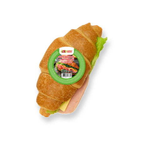Круассан с ветчиной и сыром